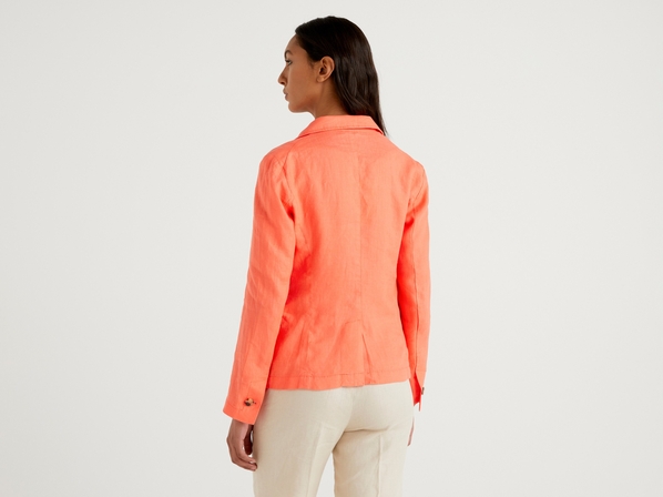 United colors of Benetton Жакет из 100% льна Benetton