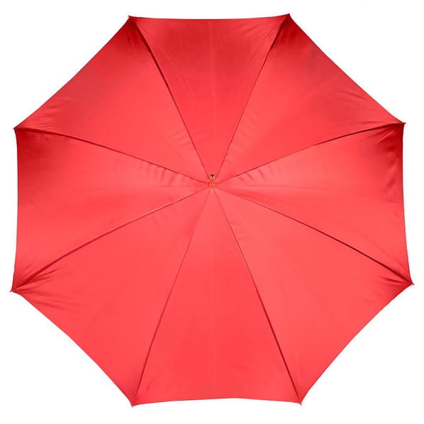 Pasotti Зонт-трость Pasotti Rosso Pois Ivory Pelle