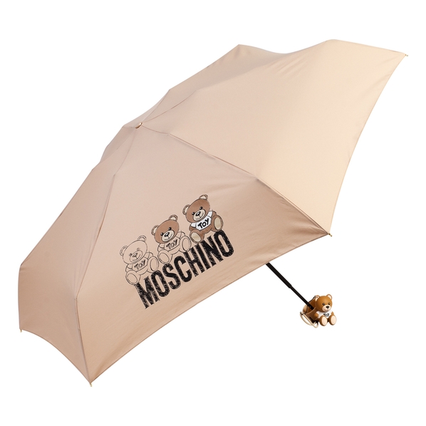 Moschino Зонт складной Moschino 8061-SuperminiA Bear Scribbles Beige