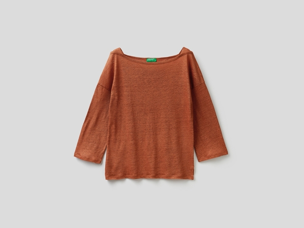 United colors of Benetton Футболка из 100% льна Benetton