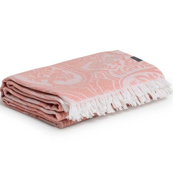 Gant Home Плед Gant Home  FRENCH PAISLEY THROW  130x180см, персиковый