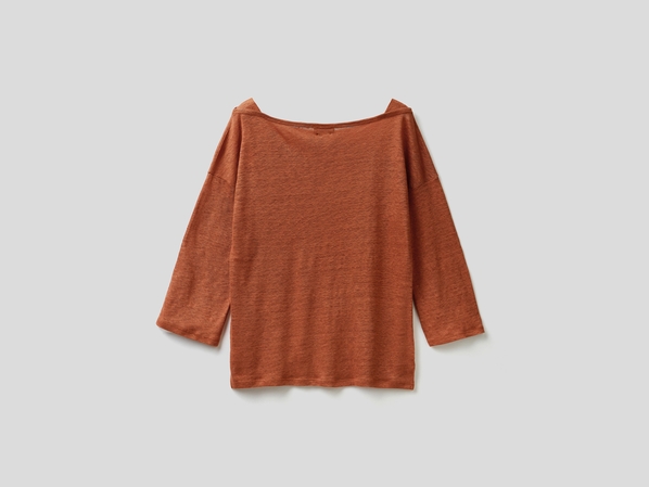 United colors of Benetton Футболка из 100% льна Benetton