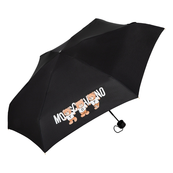 Moschino Зонт складной Moschino 8425-superminiA Bears with Logo Black