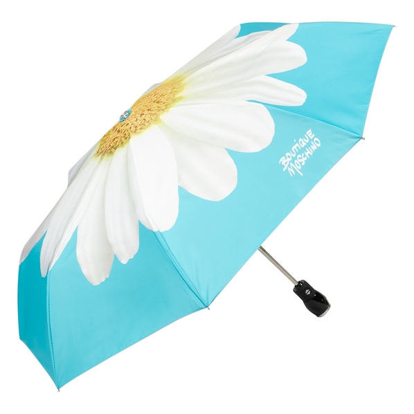 Moschino Зонт складной Moschino 7006-OCP Giant Daisy Lightblue