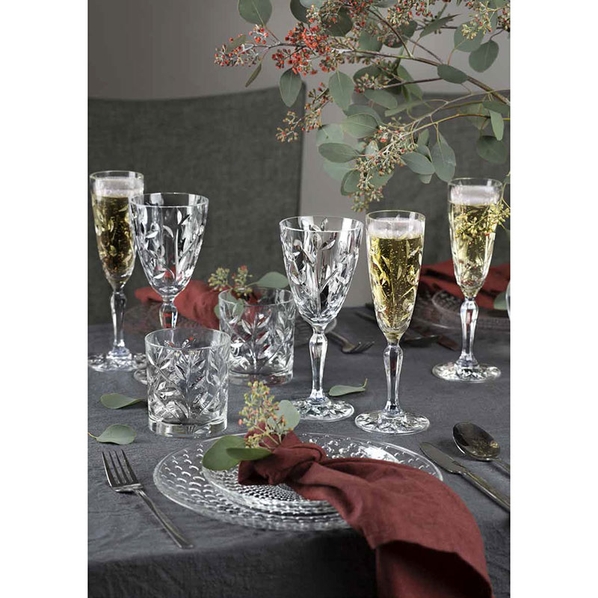 RCR Cristalleria Italiana Набор бокалов для шампанского RCR Cristalleria Italiana Laurus, 6шт