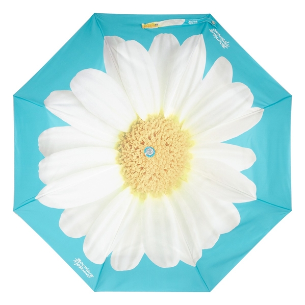 Moschino Зонт складной Moschino 7006-OCP Giant Daisy Lightblue