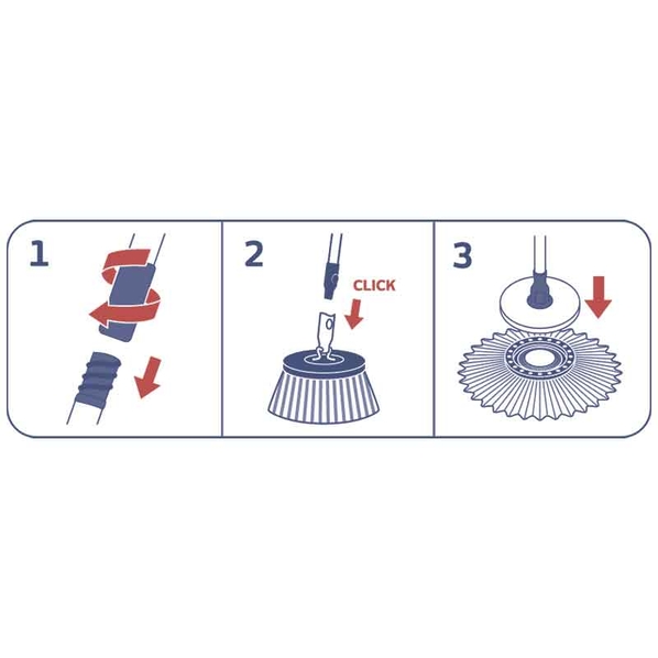 Leifheit Насадка для швабры Leifheit Clean Twist Mop, 52096