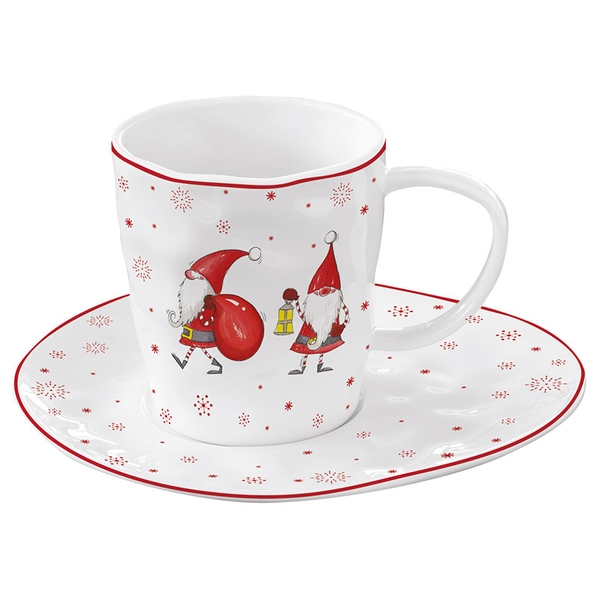 Easy Life Чайная пара Easy Life Christmas Gnomes