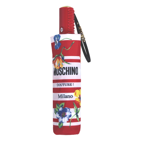Moschino Зонт складной Moschino 8992-ОСC Couture Logo flowers Red