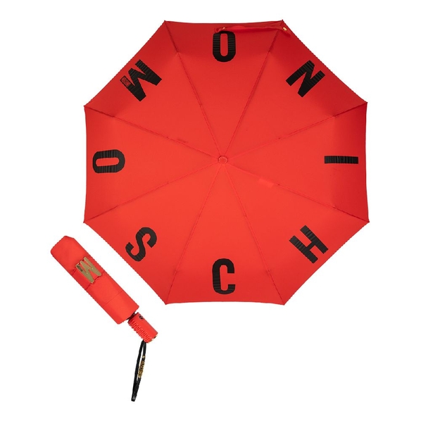 Moschino Зонт складной Moschino 8911-OCC M logo Red