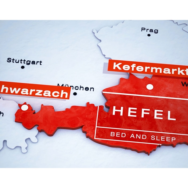 Johann Hefel Подушка 3-х камерная 70x70см Johann Hefel Outlast&Soft Down, цвет белый