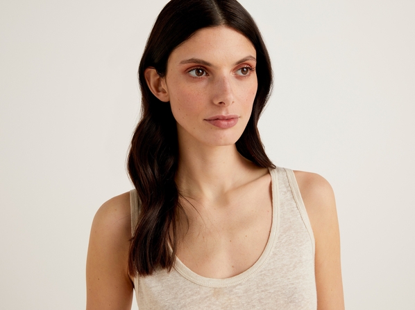 United colors of Benetton Однотонный топ Benetton