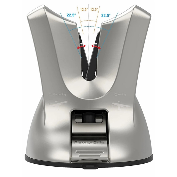 AnySharp Точилка для ножей AnySharp X-Blade Professional металлический корпус, цвет серебристый