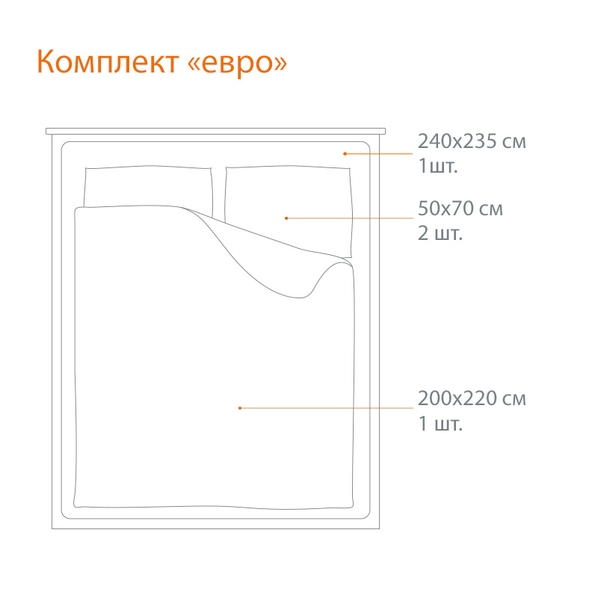 Balimena Комплект постельного белья евро Balimena Ankara