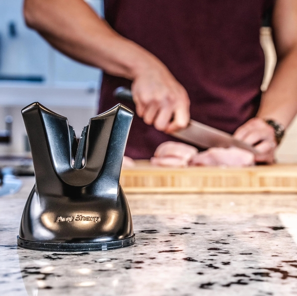 AnySharp Точилка для ножей AnySharp X-Blade Professional металлический корпус, цвет серый