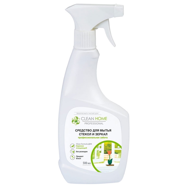 Clean Home Средство для стекол и зеркал Clean Home