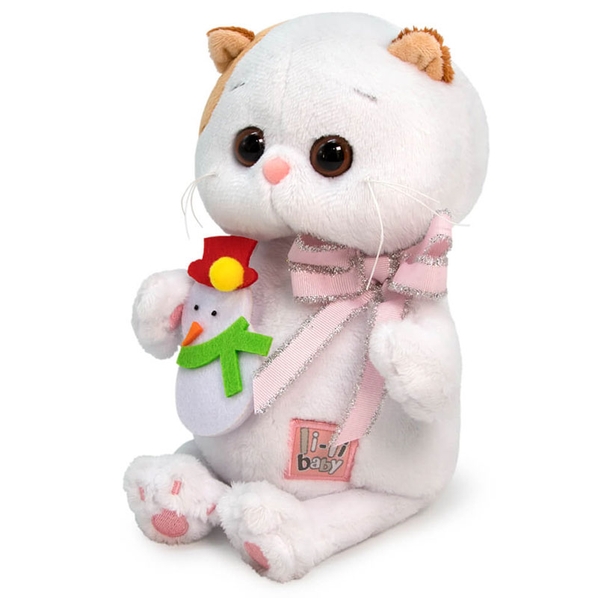 BUDI BASA collection Мягкая игрушка BUDI BASA collection Ли-Ли Baby с игрушкой снеговик