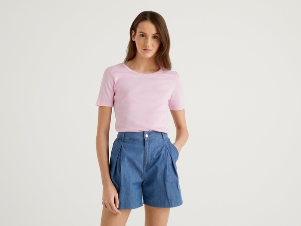 United colors of Benetton Футболка из 100% хлопка с коротким рукавом Benetton