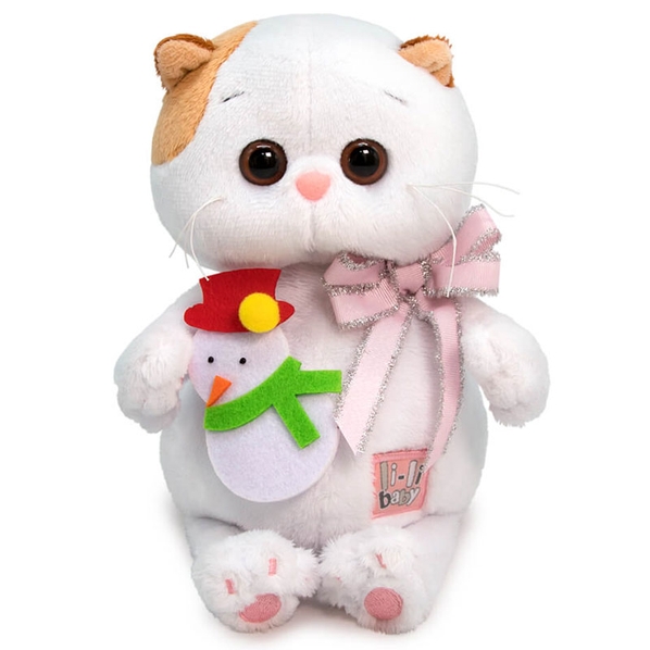 BUDI BASA collection Мягкая игрушка BUDI BASA collection Ли-Ли Baby с игрушкой снеговик