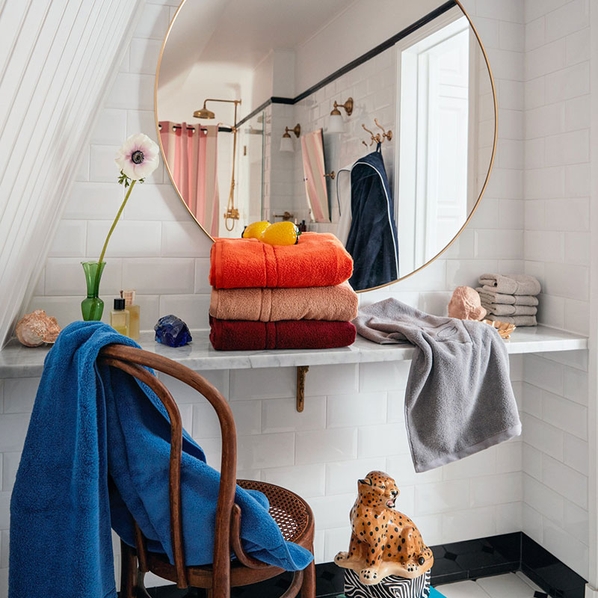 Gant Home Полотенце махровое Gant Home Organic Premium 70x140см, цвет темно-синий