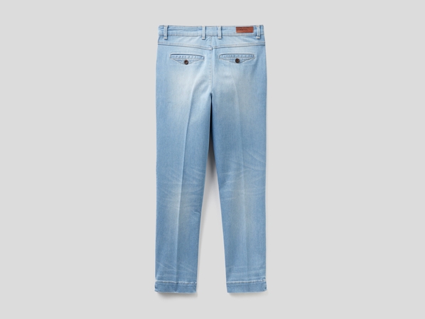 United colors of Benetton Брюки чинос slim fit из денима Benetton