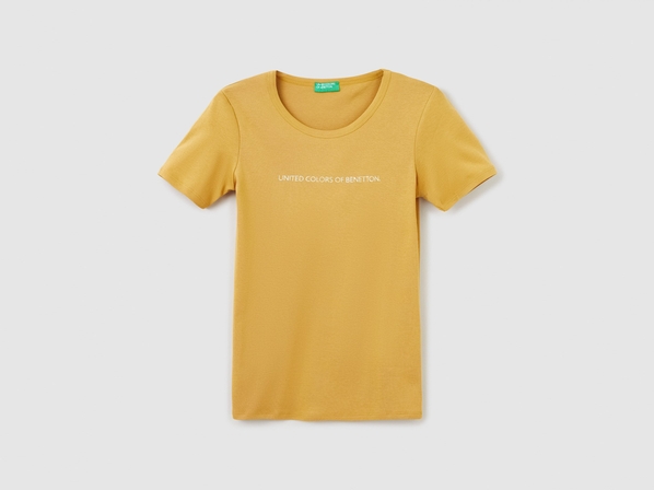 United colors of Benetton Футболка с логотипом из 100% хлопка Benetton