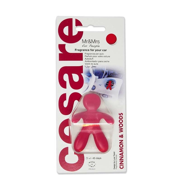 Mr&Mrs Fragrance Ароматизатор для автомобиля Mr&Mrs Fragrance Cesare Корица и дерево, сочный вишневый