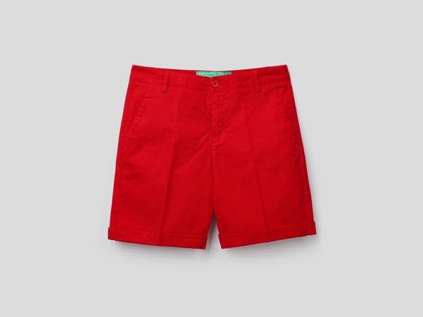 United colors of Benetton Бермуды из эластичного хлопка Benetton