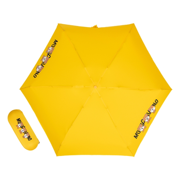Moschino Зонт складной Moschino 8425-superminiU Bears with Logo Yellow