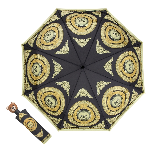 Moschino Зонт складной Moschino 8589 -OCA Bears in the Circles Black