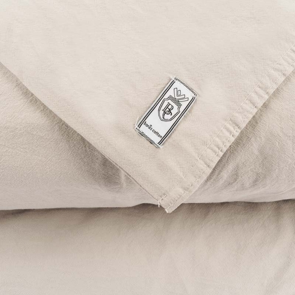 Borascotton Комплект постельного белья семейный Borascotton Breeze, светло-серый