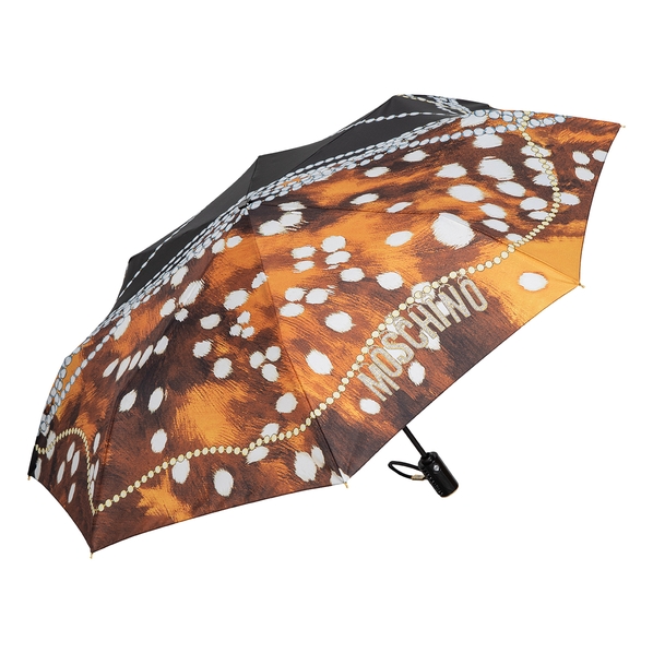 Moschino Зонт складной Moschino 8952-OCA Pearls Animalier Multi