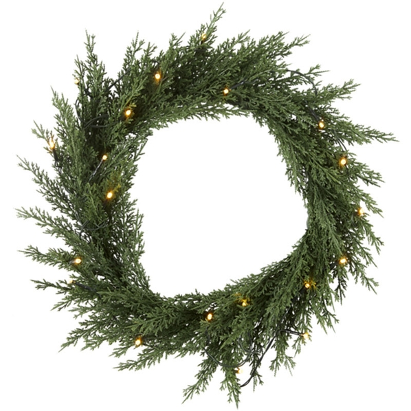 Star Trading AB Гирлянда венок Star Trading AB Christmas Thuja, диаметр 40см