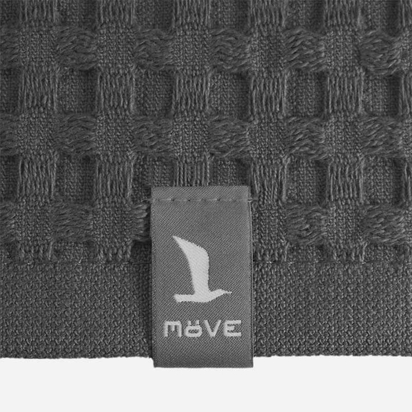 Move Полотенце вафельное Move Piquee 70x140см, цвет графит